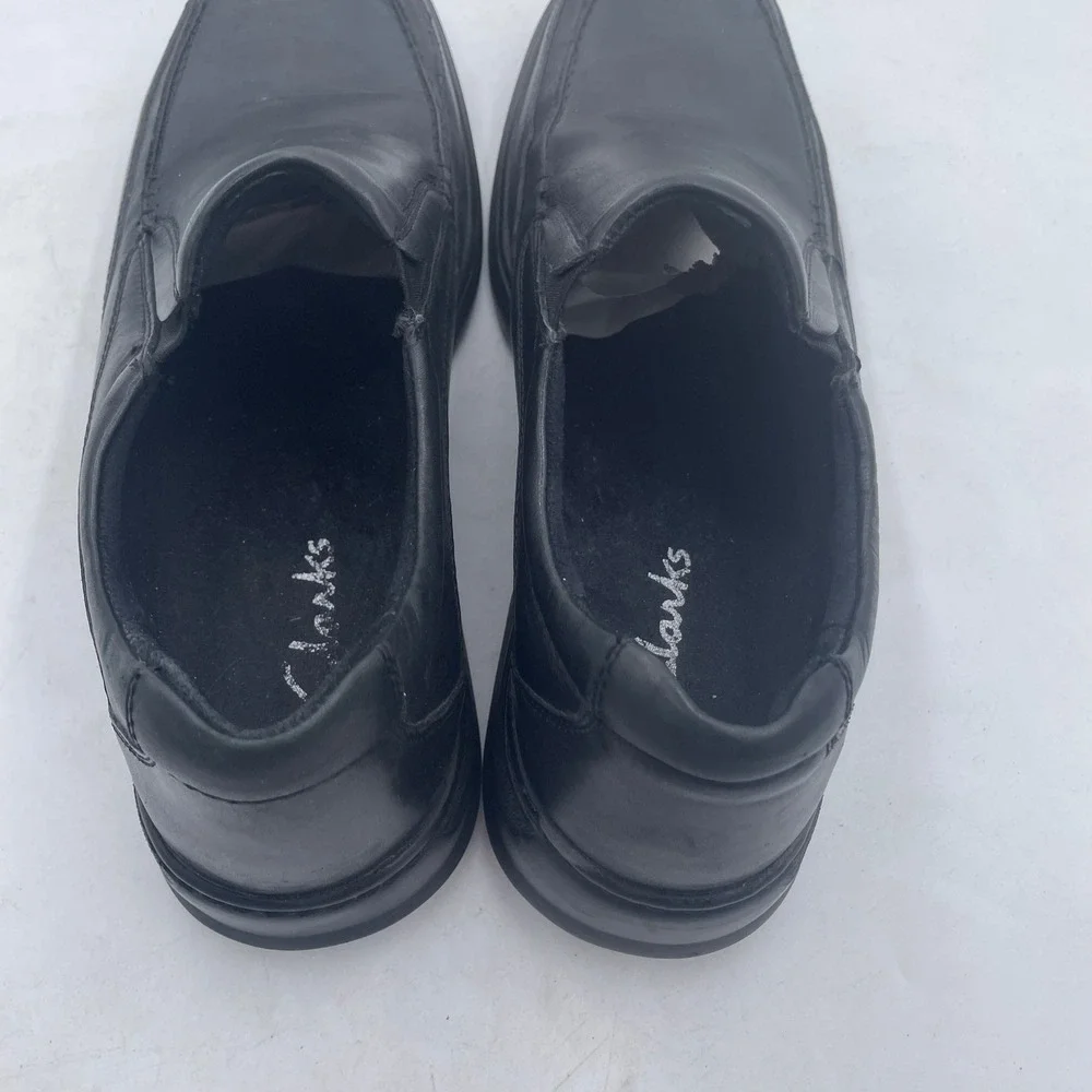 Clarks black leather